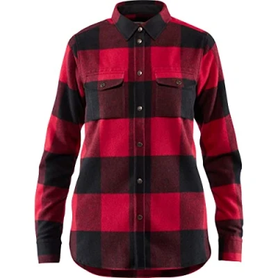 Abbildung von Fjällräven Damen Shirt Canada, Red, L, 90835 320