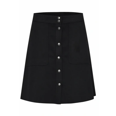 Abbildung von Oxmo Oxjune Alinienrock, Damen, Größe: 34, Black
