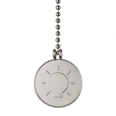 Abbildung von 77029 Ausführung in gebürstetem Nickel, Zugkette mit Glühbirnen Medaillon
