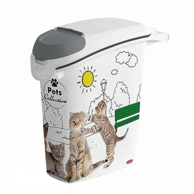 Abbildung von Curver Futterbehälter 254867, Kunststoff, PetLife Futtervorratsbehälter 10kg