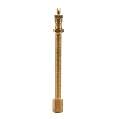 Abbildung von Für Ventilverlaengerung Auto Reifenventil Vorbau Verlängerungsstangenkappen Extender Messing Mit Gerader Bohrung(100Mm)