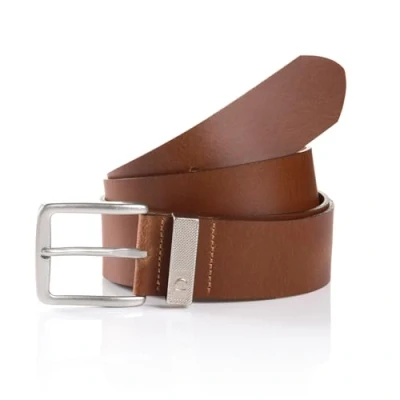 Abbildung von TOM Tailor Denim Gürtel, Herren, Größe: 100, Light brown uni
