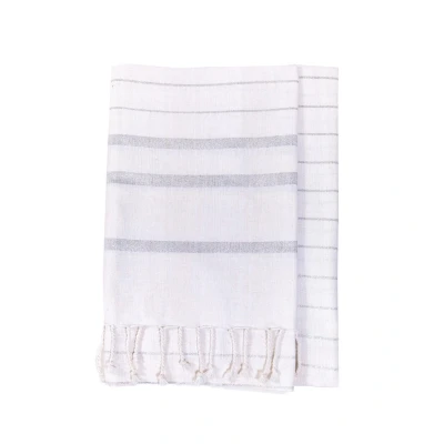 Abbildung von FOUTA G SILBER + WEISS