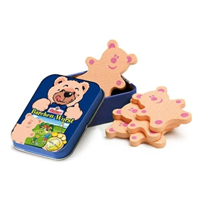 Abbildung von Erzi® Spiellebensmittel Bärchenwurst von Reinert in der Dose, Kaufladen, (Set, 4 tlg., 1), Made Germany