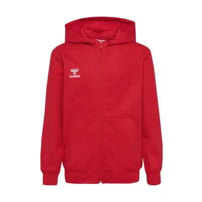 Abbildung von Hummel 2.0 ZIP Sweatjacke für Kinder, Größe: 116, True red