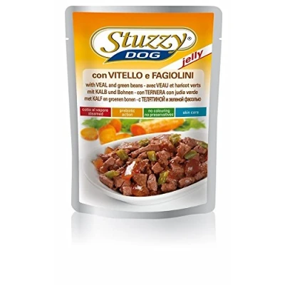 Abbildung von Stuzzy Mahlzeitbeutel Adult 100 g Hundefutter Kalbfleisch&amp;Bohnen&amp;S...