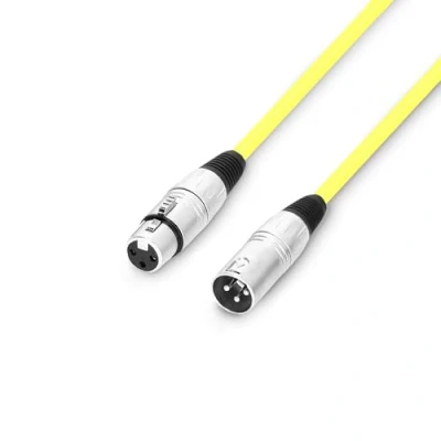 Abbildung von Adam Hall Cables 3 STAR MMF 0050 YEL Mikrofonkabel XLR female auf male 0,5m gelb