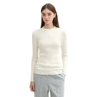 Abbildung von TOM Tailor Denim Strickpullover, Damen, Größe: XXL, Off white