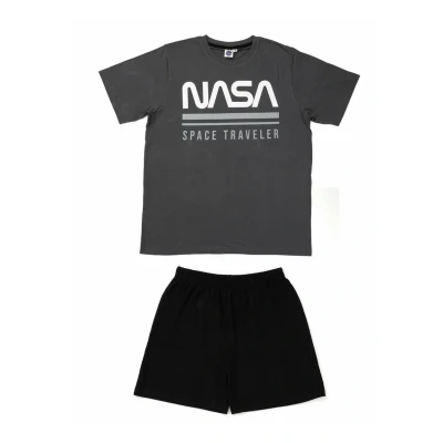 Abbildung von NASA Space Traveler SET Nachtwäsche Set, Herren, Größe: XL, Grau