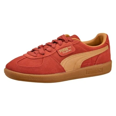 Abbildung von Puma Palermo Sneakers Unisex Schuhe Mit Colorful Mars Red/Caramel Latte/Gum Größe: 37.5