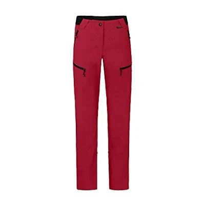 Abbildung von Bergson Outdoorhose PORI Damen Wanderhose, robust, elastisch, Normalgrößen, rot