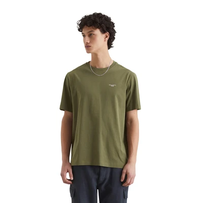 Abbildung von Marc O&#039;Polo Denim LOGO Print Tshirt basic, Herren, Größe: Large, Capulet olive