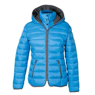Abbildung von PFIFF Damen 102410 Steppjacke Cerul, Reitjacke Damenjacke Jacke Kapuze, Mittelblau L