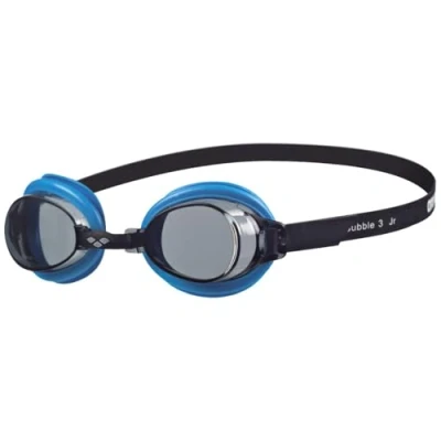 Abbildung von Arena Schwimmbrille Bubble 3 Jr, Unisex Erwachsene Einheitsgröße Schwarz (smoke / turquiose)