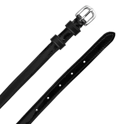 Abbildung von Trageriemen BR Lackleder VE5 Schwarz / Silber