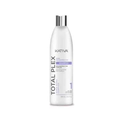 Abbildung von Kativa Total Plex Bond Repair Shampoo zur Erhaltung der Haarbindungen Repariert und schützt das Haar, Rekonstruktor für den täglichen Gebrauch, 355 ml