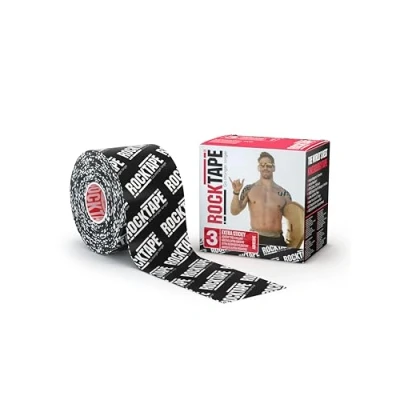 Abbildung von RockTape Damen Sports Tape &amp; Accessories, Logo Schwarz, Uncut Roll 5cm Wide