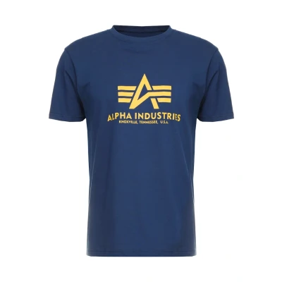 Abbildung von Alpha Industries Tshirt print, Herren, Größe: 3XL, New navy