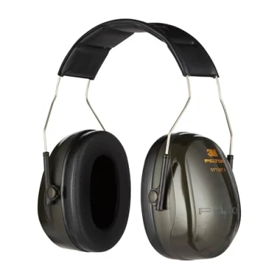 Abbildung von 3M Peltor Optime II Komfort Kapselgehörschutz H520A, 1 pro Packung (94 105 dB), H520AC1, Schwarz