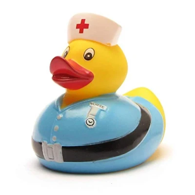 Abbildung von Duckshop I Nurse Badeente Quietscheente L: 11 cm