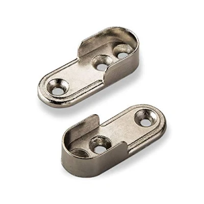 Abbildung von SO TECH® Garderobenstange Schrankstangenlager Schrankrohrlager oval, (4 St)