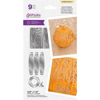 Abbildung von Gemini 3D Weihnachtsdekoration und Kürbis Dimensionals Stanzformen Kollektion Festlicher