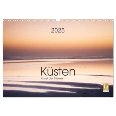 Abbildung von Küsten Kunst der Meere (Wandkalender 2025 DIN A3 quer), CALVENDO Monatskalender