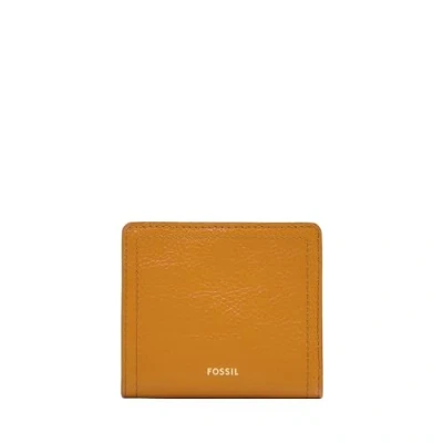Abbildung von Fossil Damen Logan Gelbe Leder Bifold Geldbörse, SL7829763