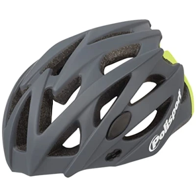 Abbildung von Fahrradhelm Polisport Twig M 55 58 Cm Dunkelgrau / Fluorgelb