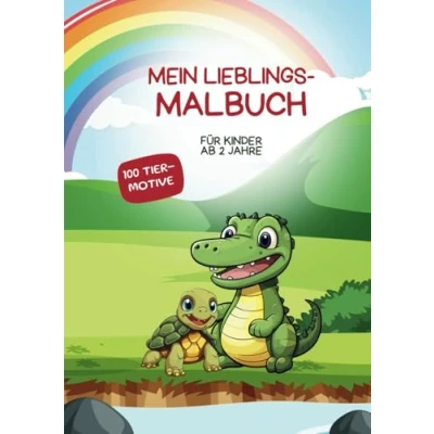 Abbildung von Mein Lieblings Malbuch 100 Tiere zum Ausmalen für Kinder ab 2 Jahren