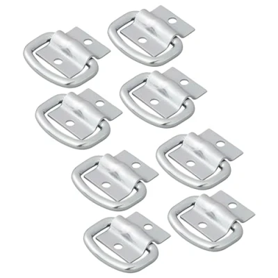 Abbildung von APT 8er Set Zurrmulden 2 teilig 42 x 36mm Anhänger Zurrösen verzinkt, 56 37mm Ringöse, Bruchlast 1065kg, Ladungssicherung Anhängerösen