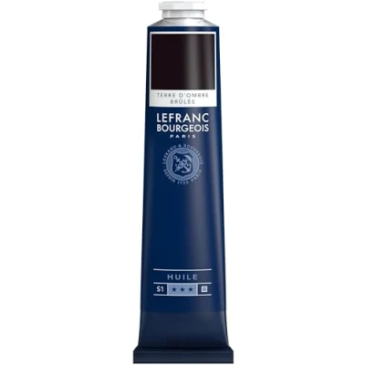 Abbildung von Lefranc Bourgeois 810087 feine Ölfarbe, lichtecht mit hervorragender Deckkraft &amp; hoher Farbintensität, gleichmässiger Konsistenz und optimaler Mischbarkeit, 150ml Tube Umbra Gebrannt