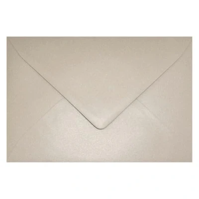 Abbildung von Netuno 25 Umschläge Perlmutt Sand DIN B6 125x 175 mm 120g Aster metallic glänzende Briefumschläge Einladungs edle Briefhüllen wedding envelopes invitation