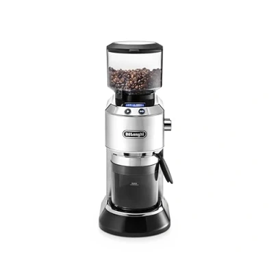 Abbildung von De&#039;Longhi Kaffeemühle Dedica KG521.M, 150 W, Kegelmahlwerk, 350 g Bohnenbehälter, inkl. Siebträgeradapter