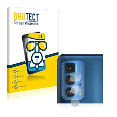 Abbildung von BROTECT Schutzglas für Motorola Edge 20 Pro (NUR Kameraschutz) Schutzfolie Panzer Folie Glas [Extrem Kratzfest 9H, Anti Fingerprint,