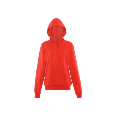 Abbildung von myMo Athlsr Kapuzenpullover, Damen, Größe: 40, Sommerrot