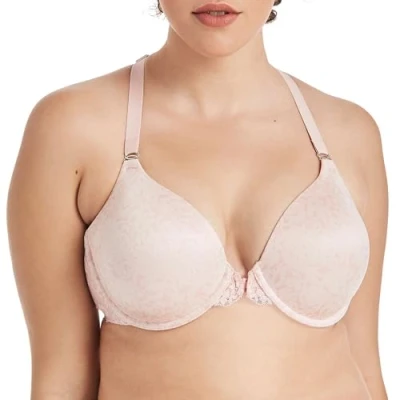 Abbildung von Maidenform Damen Pure Genius Racerback Bra Vollschalen BH, Boho Paisley Print/Sheer Blassrosa, 80E