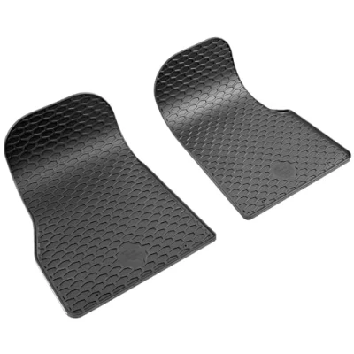 Abbildung von Walser DirtGuard Gummi Fussmatten Auto kompatibel mit Maxus eDeliver 9 07/2019 Heute