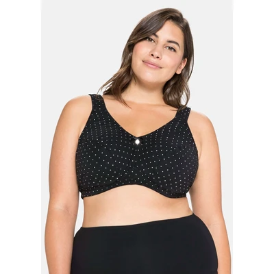 Abbildung von Sheego Entlastungs Tshirt BH, Damen, Größe: 85E, Schwarz