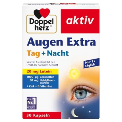 Abbildung von Doppelherz aktiv Augen Extra Tag + Nacht Kapseln