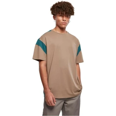 Abbildung von Urban Classics Active Tshirt print, Herren, Größe: 5XL, Darkkhaki teal