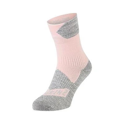 Abbildung von Sealskinz Bircham Waterproof All Weather Ankle Length Sock Rose/Grey Marl M