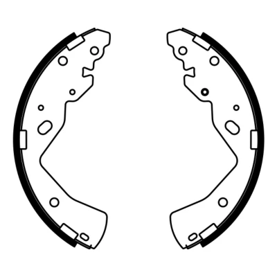 Abbildung von ABE C03038ABE Bremsbacken Hinterachse 270 54 MAZDA: BT 50 Pickup, B Serie FORD: Ranger Mk2