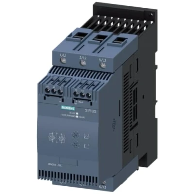 Abbildung von Siemens 3RW3047 1BB04 3RW30471BB04 Sanftanlaufgerät Motorleistung bei 400 V 55 kW 480 Nennstrom 106 A