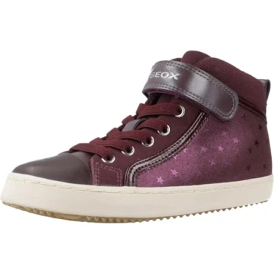Abbildung von Geox J KALISPERA GIRL I Sneaker High Top Sneaker, Schnürboots, Freizeitschuh mit Gummizug