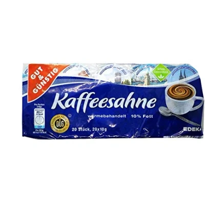 Abbildung von Kaffeesahne 20 x 10g GUT &amp; GÜNSTIG 10% Fett