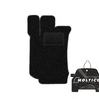 Abbildung von moto MOLTICO Fahrer Fußmatte Auto Velours Fahrerseite Autoteppiche Schwarz Fahrermatte 1 teilig passend für Mercedes Benz R Klasse V251 2005 2013