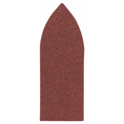 Abbildung von Bosch Professional Schleifblatt für Dreieckschleifer Holz und Farbe (5 Stück, 32 mm, Körnung 120, C430) 2608605169