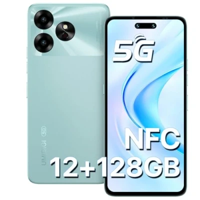 Abbildung von UMIDIGI G6 5G Handy, 6GB+128GB/TF 1TB, Android 13 Smartphone Ohne Vertrag, 6.57&quot; 90Hz HD+, 50MP Kamera 5000mAh, Dimensity 6100+ Simlockfreie Handys, Fingerprint/Face ID/GPS,NFC (Grün)