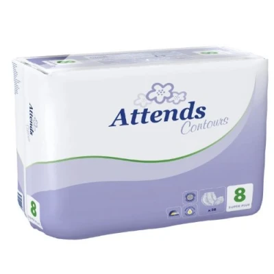 Abbildung von Attends Contours Regular 8 Vorlagen 4X28 St